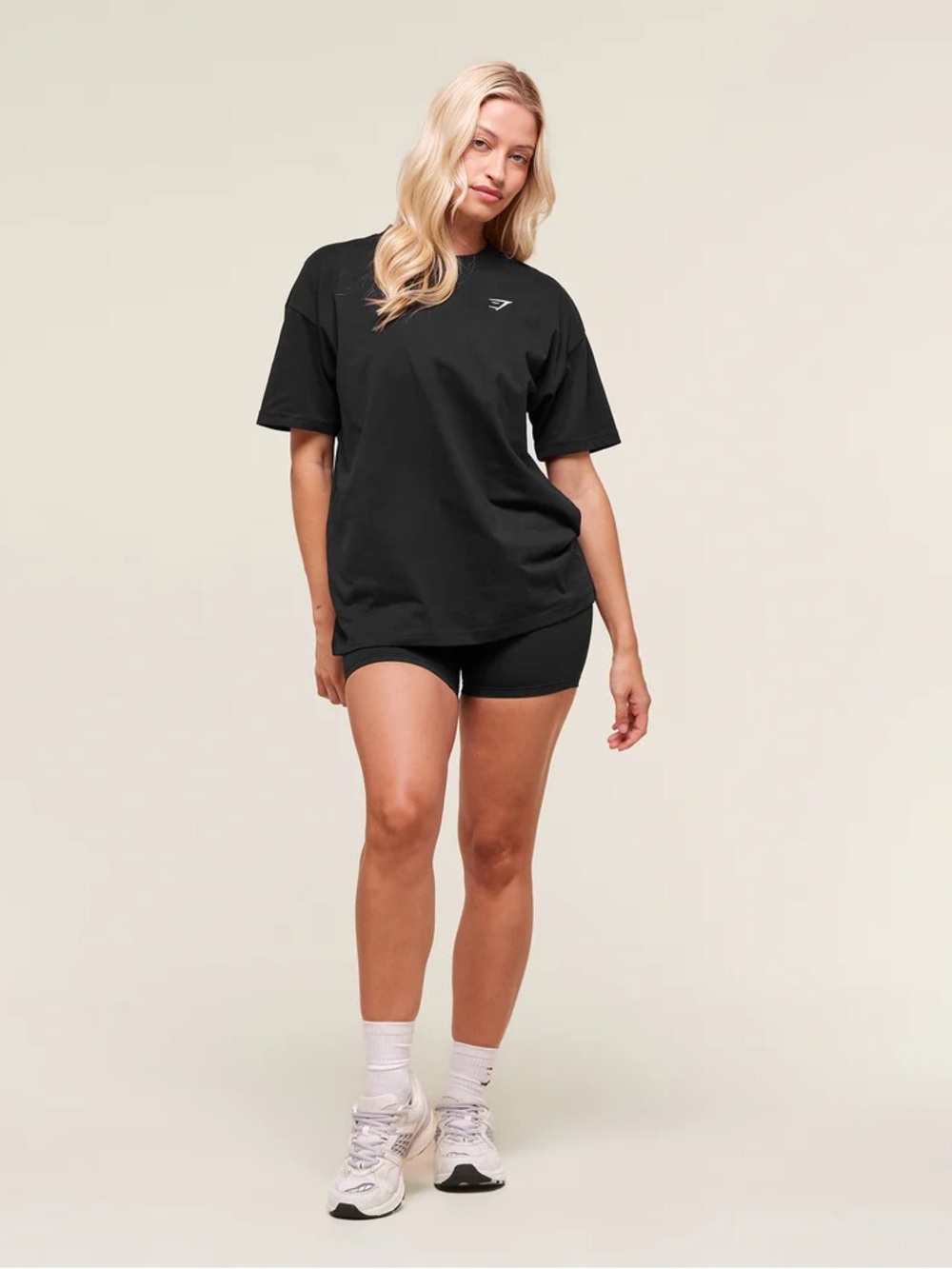 Gymshark Black Oversized Short Sleeve Tee